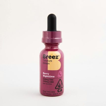 BREEZ Berry Nighttime 1:1 Tincture Drops (99mg THC/99mg CBN)