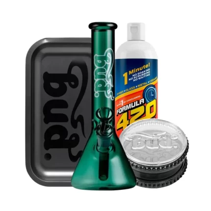 Bud Beaker Bong Starter Bundle - Teal