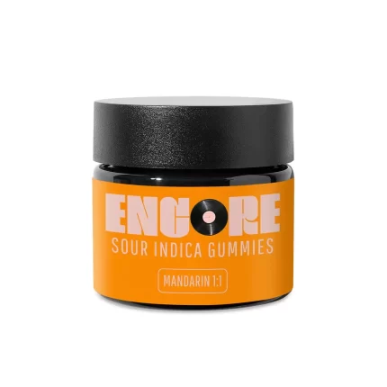 Encore Edibles 1:1 Mandarin Sour Indica Gummies - 10 Pack